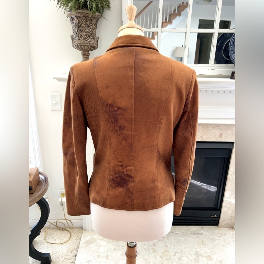 Remy Leather Naturally Distressed Western Vintage Jacket - Picture 8 of 9